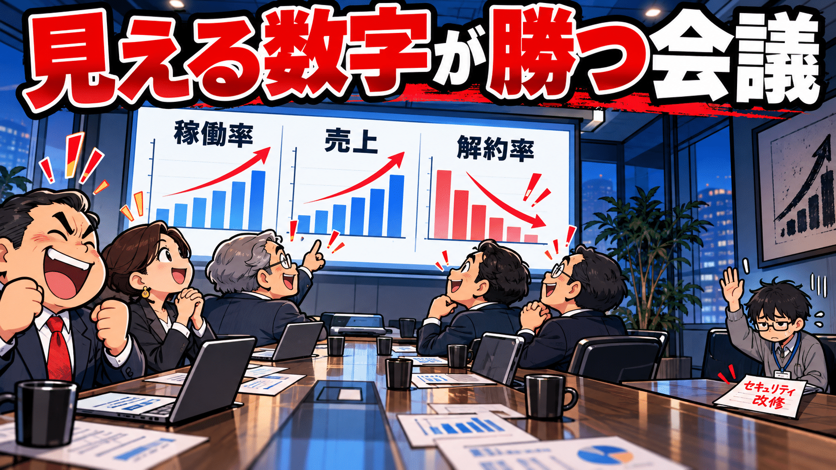 見える数字が勝つ会議でセキュリティ改修が後回しになる構造